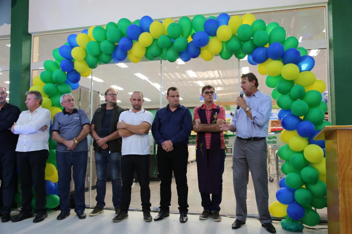 Inauguração do Super Auriverde e reinauguração da Agropecuária Auriverde em Iraceminha