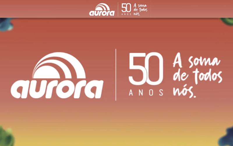 Aurora Alimentos tem ampla programação de comemoração dos 50 anos