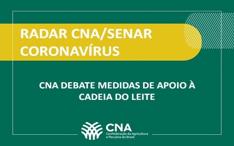 CNA debate medidas de apoio à cadeia do leite