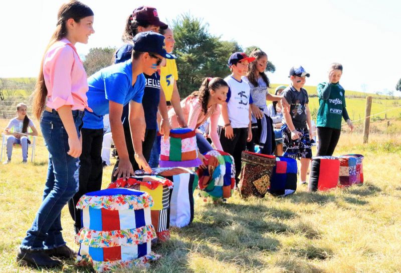 Coocam apoia comunidade escolar de Zortéa em Gincana socioambiental