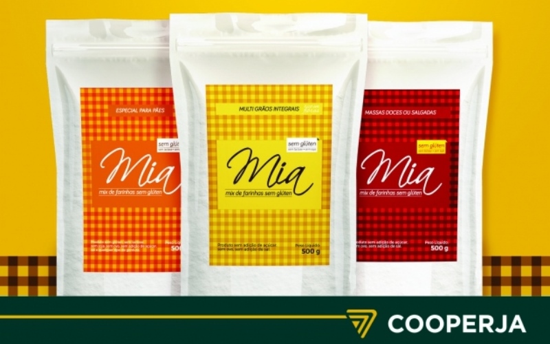 Cooperja adquire marca MIA sem glúten e faz lançamento em seus supermercados