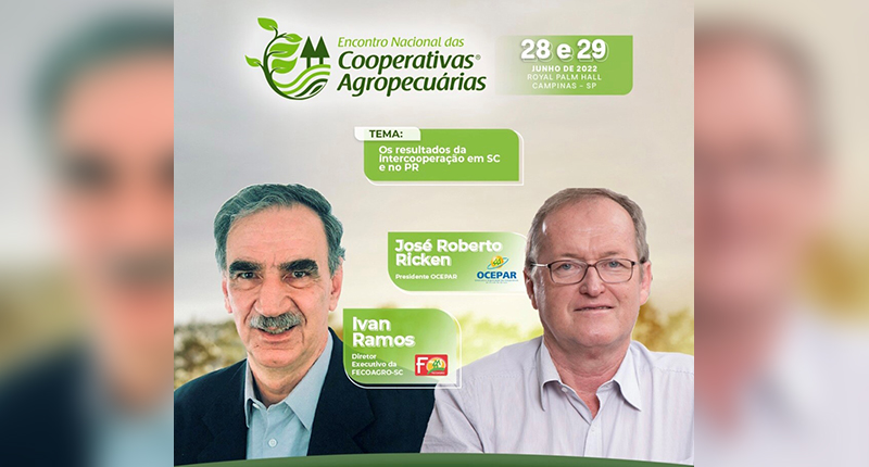 Encontro Nacional das Cooperativas Agropecuárias começa nesta terça-feira em Campinas – SP