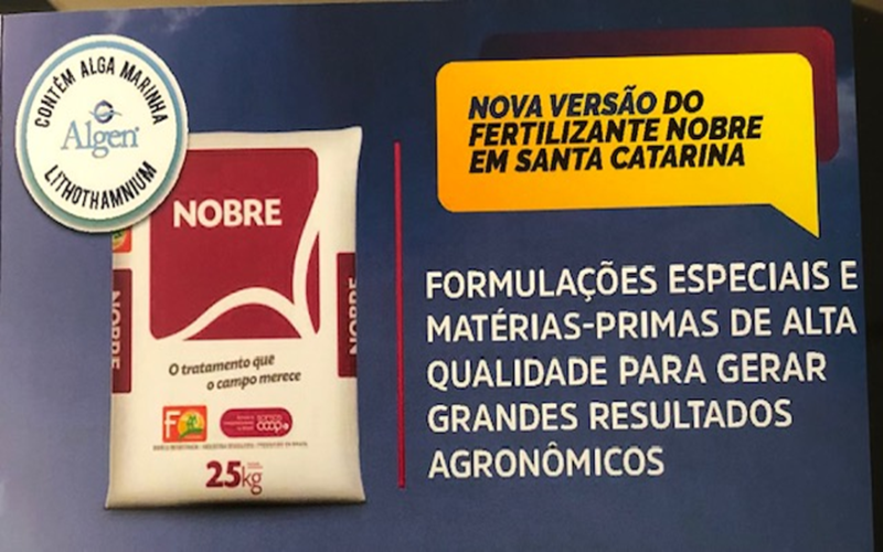 Fertilizantes enriquecidos com Algen comprovam maior produtividade no campo