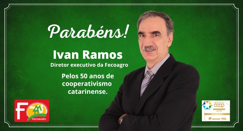 Ivan Ramos completa 50 anos de cooperativismo catarinense