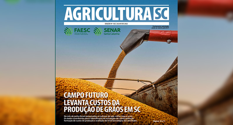 Está circulando de forma eletrônica a revista Agricultura SC