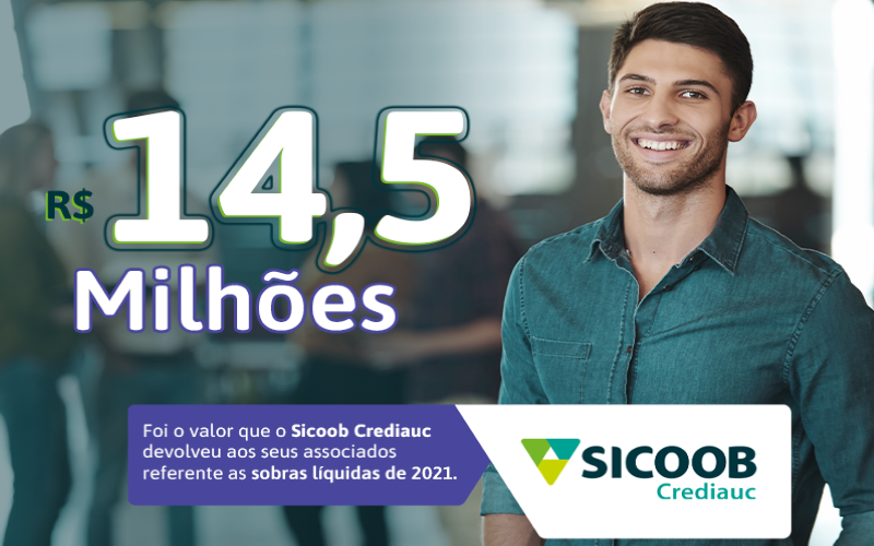 Sicoob Crediauc devolve R$ 17 milhões aos seus associados