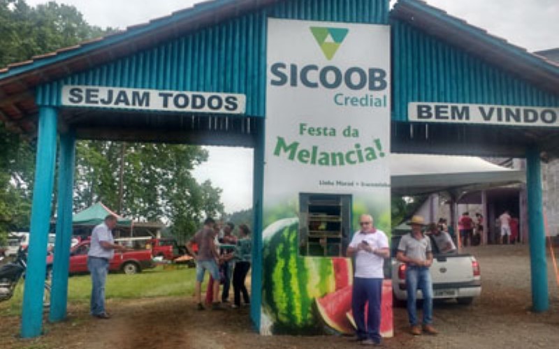 Sicoob Credial apoia Festa da Melancia e São Cristóvão em Iraceminha