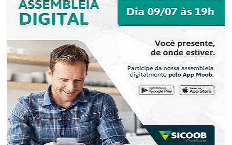 Assembleia homologatória do Sicoob Crediauc será 100% digital