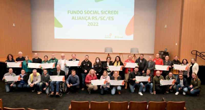 Sicredi Aliança RS/SC/ES repassa mais de R$ 872 mil em recursos do Fundo Social