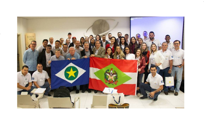 Alunos do Mato Grosso visitam cooperativas de Santa Catarina