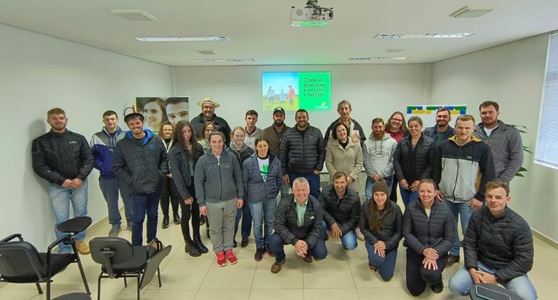 Mais uma turma do Unicoper na 5ª aula em Joaçaba