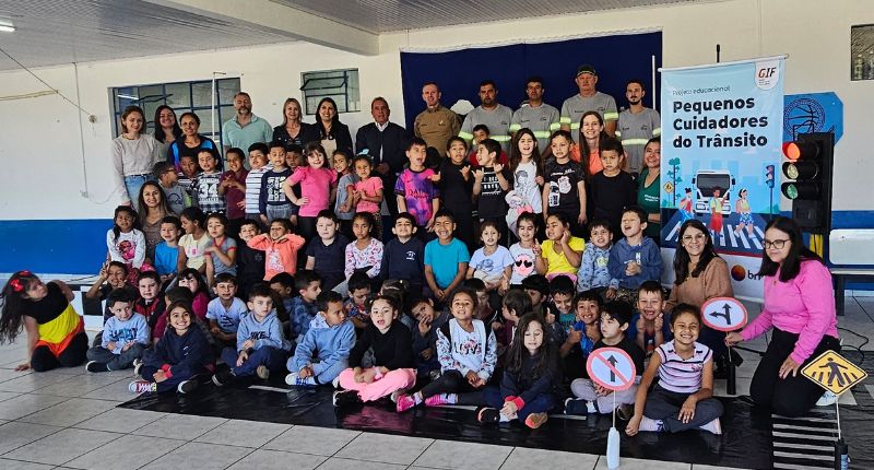 Coocam lança projeto “Pequenos Cuidadores do Trânsito” com foco na educação infantil em Campos Novos