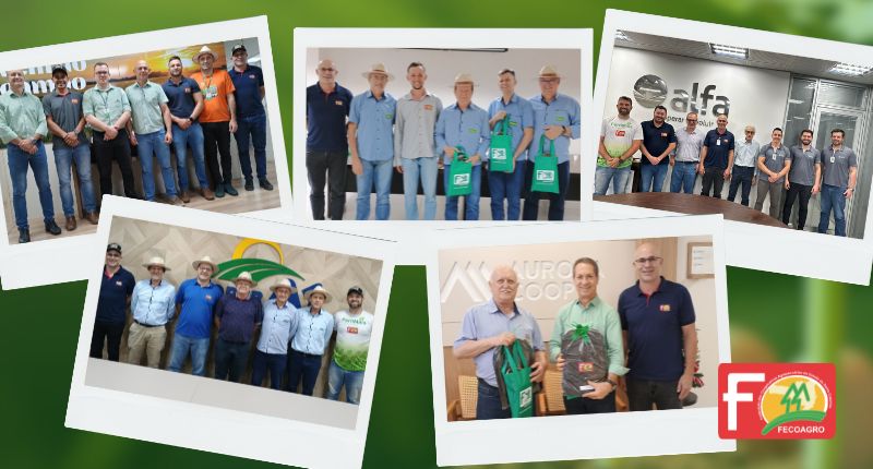 Fecoagro visita cooperativas filiadas em agradecimento pela parceria comercial em 2024